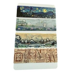 The Coffee Monsterz Co TCMC Ode to Artists Washi Tape Samples Stationery